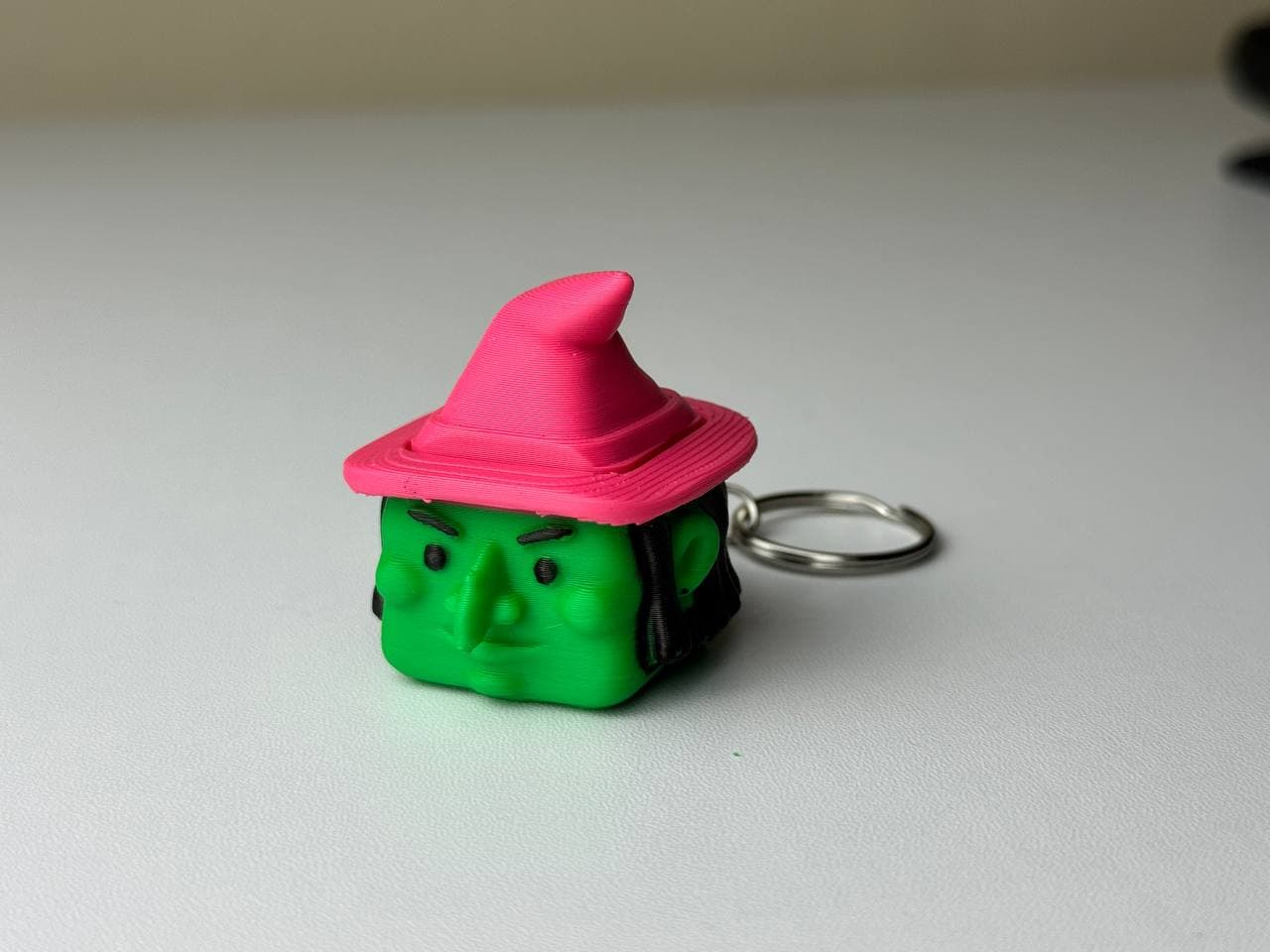 Witch Hat Clicker Keychain 3D printable model